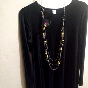 Long-Sleeved "Little Black Dress" by Old Navy Sz. XS